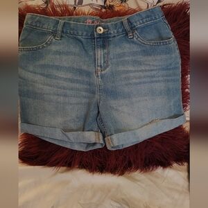 Denim Girls Shorts-Size 14